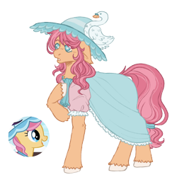 Size: 1000x1000 | Tagged: safe, artist:kazmuun, derpibooru import, swan song, earth pony, pony, clothes, female, mare, simple background, solo, transparent background