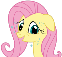 Size: 1469x1340 | Tagged: safe, artist:o-fluttershy-o, derpibooru import, fluttershy, pegasus, pony, bags under eyes, bust, ears, floppy ears, simple background, sleepy, solo, tired, transparent background