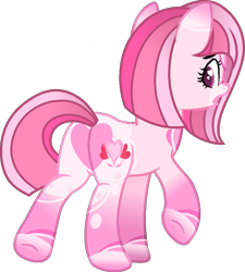 Size: 837x930 | Tagged: safe, artist:tanahgrogot, derpibooru import, oc, oc only, oc:annisa trihapsari, earth pony, pony, annibutt, base used, butt, earth pony oc, heart, heart butt, heart eyes, looking at you, looking back, looking back at you, open mouth, plot, ponysona, redesign, simple background, solo, transparent background, wingding eyes