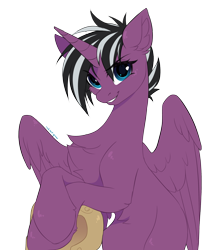 Size: 2500x2981 | Tagged: safe, artist:redchetgreen, derpibooru import, oc, oc only, alicorn, pony, alicorn oc, helmet, horn, simple background, solo, transparent background, wings