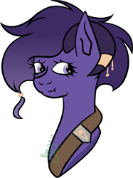 Size: 2405x3216 | Tagged: safe, artist:thecommandermiky, derpibooru import, oc, oc only, oc:miky command, deer, deer pony, original species, accessory, deer oc, horn, horn jewelry, jewelry, looking away, non-pony oc, simple background, smiling, transparent background