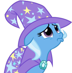 Size: 5747x5799 | Tagged: safe, artist:canon-lb, derpibooru import, trixie, pony, unicorn, magic duel, season 3, cute, diatrixes, female, mare, pouting, simple background, solo, transparent background, vector