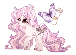 Size: 1920x1391 | Tagged: safe, artist:gloriaartist, derpibooru import, oc, pegasus, pony, colored wings, female, mare, simple background, solo, transparent background, two toned wings, wings