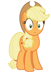 Size: 3674x5250 | Tagged: safe, artist:estories, derpibooru import, applejack, earth pony, pony, absurd resolution, applejack is best facemaker, female, mare, simple background, solo, transparent background