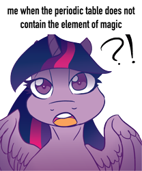 Size: 8334x10014 | Tagged: safe, artist:dankpegasista, derpibooru exclusive, derpibooru import, edit, twilight sparkle, twilight sparkle (alicorn), alicorn, pony, :o, absurd resolution, bangs, blue mane, bust, caption, chubby cheeks, cute, exclamation point, exploitable meme, eyelashes, feathered wings, flowy mane, folded wings, image macro, looking at you, meme, offscreen character, open mouth, png, ponified, ponified animal photo, ponified meme, portrait, pov, purple coat, purple eyes, question mark, shocked, shocked expression, simple background, simple shading, solo, sternocleidomastoid, surprised, text, transparent background, twiabetes, white pupils, wide eyes, wings