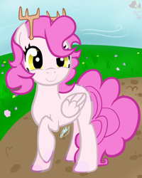 Size: 1200x1500 | Tagged: safe, artist:flutterblaze, derpibooru import, oc, pegasus, pony, g4, female, horns, trade, vector