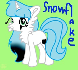 Size: 802x718 | Tagged: safe, artist:deadsmoke, derpibooru import, oc, oc:snowflake white, pony, cute, ms paint, old art