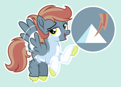 Size: 1984x1417 | Tagged: safe, artist:pastelnightyt, derpibooru import, oc, oc:prism bolt (pastelnightyt), pegasus, pony, base used, female, mare, offspring, parent:rainbow dash, parent:soarin', parents:soarindash, solo