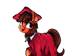 Size: 3600x2700 | Tagged: safe, artist:thefloatingtree, derpibooru import, oc, oc only, earth pony, pony, clothes, earth pony oc, female, graduation cap, graduation gown, hat, simple background, transparent background