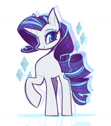 Size: 1466x1658 | Tagged: safe, artist:qwennondeathdie, derpibooru import, rarity, pony, unicorn, female, simple background, solo, white background