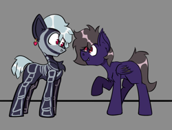 Size: 868x657 | Tagged: safe, artist:cotarsis, derpibooru import, oc, bat pony, earth pony, pony, ponified, sketch, species swap