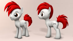 Size: 1920x1080 | Tagged: safe, artist:whiteskypony, derpibooru import, oc, earth pony, pony, 3d, male, solo, stallion