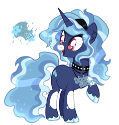 Size: 2000x2108 | Tagged: safe, artist:dixieadopts, derpibooru import, oc, oc only, oc:blue spirit, pony, unicorn, female, mare, simple background, solo, transparent background