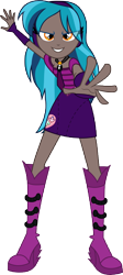 Size: 5246x11675 | Tagged: safe, artist:softpawsart, derpibooru import, oc, oc only, equestria girls, base used, boots, clothes, female, grin, high heel boots, shoes, simple background, skirt, smiling, transparent background