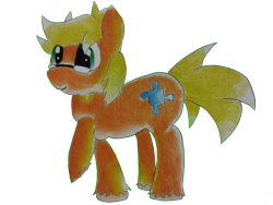 Size: 4080x3072 | Tagged: safe, derpibooru import, oc, oc only, oc:jigsaw, earth pony, pony, fluffy, glasses, pencil drawing, simple background, solo, traditional art, transparent background