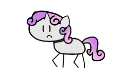 Size: 1420x934 | Tagged: safe, artist:mystery shore, derpibooru import, sweetie belle, pony, unicorn, in a nutshell, choker, female, filly, foal, in a nutshell but mirror version, lace, mare, mirror universe, simple background, solo, stick pony, transparent background