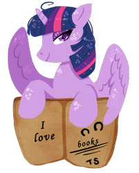 Size: 700x870 | Tagged: safe, artist:coffeelotte, edit, editor:strifesnout, ponerpics import, twilight sparkle, twilight sparkle (alicorn), alicorn, pony, female, happy, mare, solo