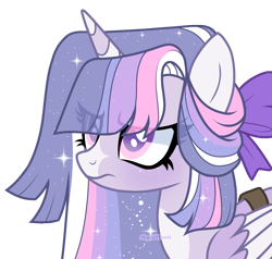 Size: 1510x1440 | Tagged: safe, artist:skyfallfrost, derpibooru import, oc, oc only, oc:aurora estelle, alicorn, pony, female, mare, simple background, solo, transparent background