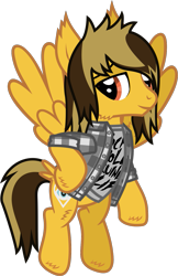 Size: 889x1376 | Tagged: safe, artist:lightningbolt, derpibooru exclusive, derpibooru import, pegasus, pony, .svg available, alex gaskarth, all time low, button, button-up shirt, cheek fluff, clothes, dyed mane, dyed tail, ear fluff, ears, flying, hair over one eye, hoof fluff, hoof on hip, lidded eyes, looking at you, male, open clothes, open shirt, ponified, rolled up sleeves, shirt, show accurate, simple background, solo, species swap, spread wings, stallion, svg, tail, tail feathers, transparent background, undershirt, vector, wing fluff, wings