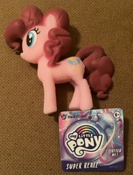 Size: 2151x2811 | Tagged: safe, derpibooru import, pinkie pie, g4, cutie mark, irl, merchandise, my little pony logo, photo, rubber, stretchy