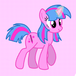 Size: 4000x4000 | Tagged: safe, artist:tricksupmysleeve, derpibooru import, oc, oc:bubblegum crayon, pony, unicorn, female, magic, mare, solo