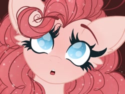 Size: 2048x1536 | Tagged: safe, artist:namiiarts, derpibooru import, pinkie pie, earth pony, pony, bust, close-up, solo