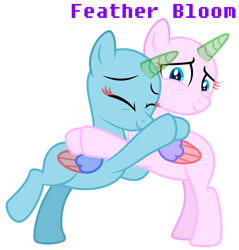 Size: 2243x2346 | Tagged: safe, artist:feather_bloom, derpibooru import, pony, base, hug, ms paint, simple background, standing, white background