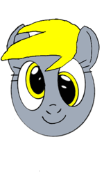 Size: 480x800 | Tagged: safe, derpibooru import, derpy hooves, pegasus, simple background, solo, white background