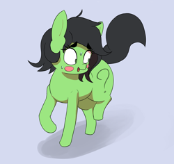 Size: 2850x2687 | Tagged: safe, artist:real namuh, ponerpics import, oc, oc:anon filly, blushing, butt, female, filly, foal, plot, sweat, sweatdrop, trotting