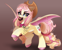 Size: 2500x2000 | Tagged: safe, artist:skyboundsiren, derpibooru import, oc, oc only, oc:butterscotch, bat pony, pony, bat pony oc, commission, female, high res, mare, solo