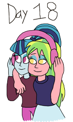 Size: 3000x5000 | Tagged: safe, artist:bigpurplemuppet99, derpibooru import, lemon zest, sonata dusk, equestria girls, female, lemonata, lesbian, shipping