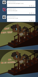 Size: 720x1448 | Tagged: safe, artist:jitterbug-cafe, derpibooru import, oc, oc only, oc:dusty (jitterbug-cafe), pony, solo, tumblr:jitterbug cafe