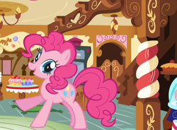 Size: 570x420 | Tagged: safe, derpibooru import, pinkie pie, earth pony, pony, female, hubworld, mare, official, solo, stock vector, sugarcube corner