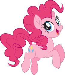 Size: 4591x5282 | Tagged: safe, derpibooru import, pinkie pie, earth pony, pony, g4, .svg available, female, mare, official, simple background, solo, stock vector, svg, transparent background, vector