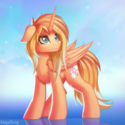 Size: 2000x2000 | Tagged: safe, derpibooru import, oc, oc only, alicorn, pony, alicorn oc, horn, solo, wings