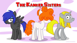 Size: 1192x670 | Tagged: safe, derpibooru import, pony, cartoon network, ed edd n eddy, kanker sisters, ponified, species swap