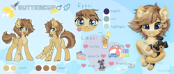 Size: 3500x1500 | Tagged: safe, artist:inowiseei, derpibooru import, oc, oc only, dog, pegasus, pony, reference sheet, solo