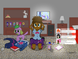 Size: 4032x3024 | Tagged: safe, artist:wvdr220dr, derpibooru import, applejack, fluttershy, pinkie pie, rainbow dash, rarity, spike, twilight sparkle, oc, oc:minecraft shovely, dog, human, equestria girls 10th anniversary, equestria girls, bedroom, cellphone, chat, clothes, computer, cosplay, costume, equestria girls-ified, female, filipino, friends, mane six, mirror, pegasister, phone, photo, plushie, spike plushie, spike the dog, statue, wig