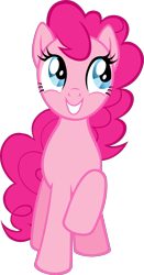 Size: 2017x3861 | Tagged: safe, derpibooru import, part of a set, pinkie pie, earth pony, pony, g4, .svg available, female, mare, official, simple background, solo, stock vector, svg, transparent background, vector