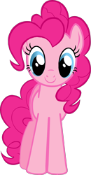 Size: 1998x3834 | Tagged: safe, derpibooru import, part of a set, pinkie pie, earth pony, pony, g4, .svg available, female, looking at you, mare, official, simple background, solo, stock vector, svg, transparent background, vector