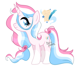 Size: 2000x1733 | Tagged: safe, artist:dixieadopts, derpibooru import, oc, oc only, oc:shining poem, pony, unicorn, female, mare, simple background, solo, transparent background