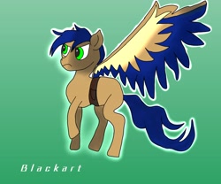 Size: 3000x2500 | Tagged: safe, artist:blacksun nuller, derpibooru import, oc, oc:jarco, pegasus, pony, angry, gradient background, green eyes, male, solo