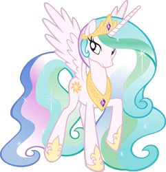 Size: 2187x2264 | Tagged: safe, derpibooru import, part of a set, princess celestia, alicorn, pony, g4, .svg available, female, mare, official, simple background, solo, stock vector, svg, transparent background, vector