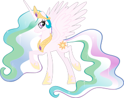 Size: 3438x2706 | Tagged: safe, derpibooru import, part of a set, princess celestia, alicorn, pony, g4, .svg available, female, mare, official, simple background, solo, stock vector, svg, transparent background, vector