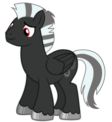 Size: 1166x1280 | Tagged: safe, artist:krystalheartbases, artist:nightlightartz, derpibooru import, oc, oc only, oc:steel stud, pegasus, base used, colored hooves, folded wings, hoof polish, pegasus oc, red eyes, simple background, solo, standing, transparent background, unshorn fetlocks, wings