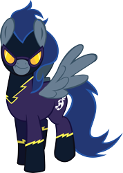 Size: 2045x2872 | Tagged: safe, artist:baron-kettell, artist:polygonical, derpibooru import, descent, pegasus, pony, high res, looking at you, male, shadowbolts, simple background, solo, spread wings, stallion, transparent background, vector, wings