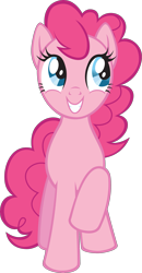 Size: 1689x3236 | Tagged: safe, derpibooru import, pinkie pie, earth pony, pony, g4, .svg available, female, mare, official, simple background, solo, stock vector, svg, transparent background, vector