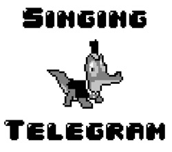 Size: 775x684 | Tagged: safe, artist:baron-kettell, artist:polygonical, derpibooru import, gummy, alligator, pony, party of one, season 1, 8-bit, clothes, game boy, grayscale, monochrome, pixel art, simple background, singing telegram, solo, song cover, tuxedo, white background