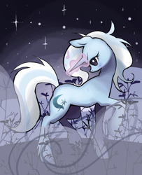 Size: 2048x2519 | Tagged: safe, artist:brainr0tter, derpibooru import, trixie, pony, unicorn, female, mare, night, solo, stars