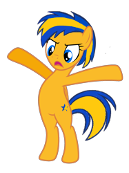 Size: 1520x2027 | Tagged: safe, artist:mlpfan3991, derpibooru import, oc, oc only, oc:flare spark, pegasus, pony, bipedal, female, simple background, solo, transparent background